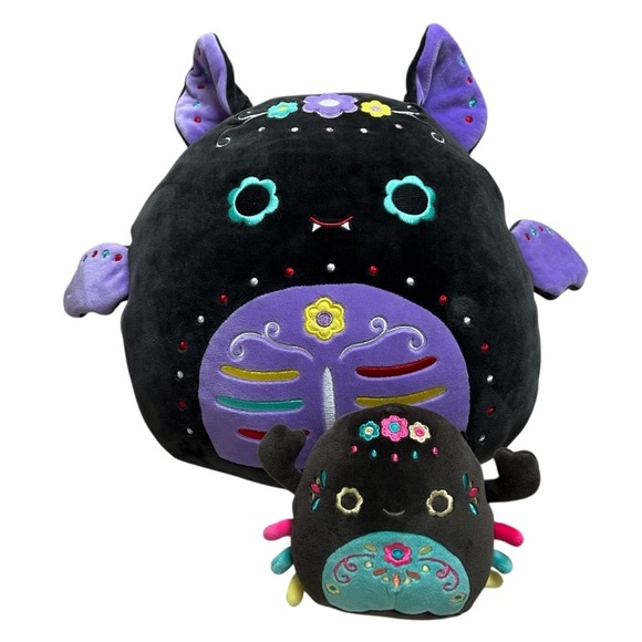 Squishmallows Other - Squishmallow Betty The Bat Day of The Dead Halloween Dia De Los Muerto